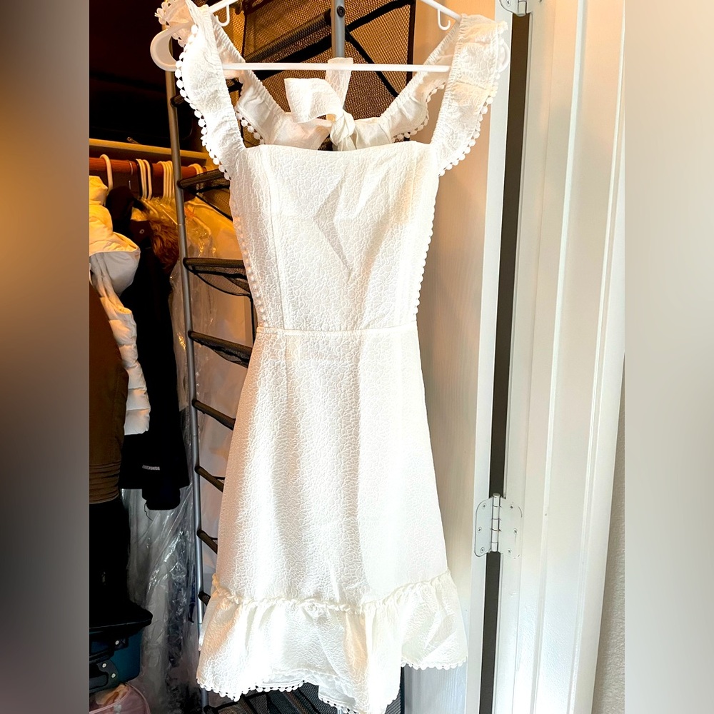 White dress